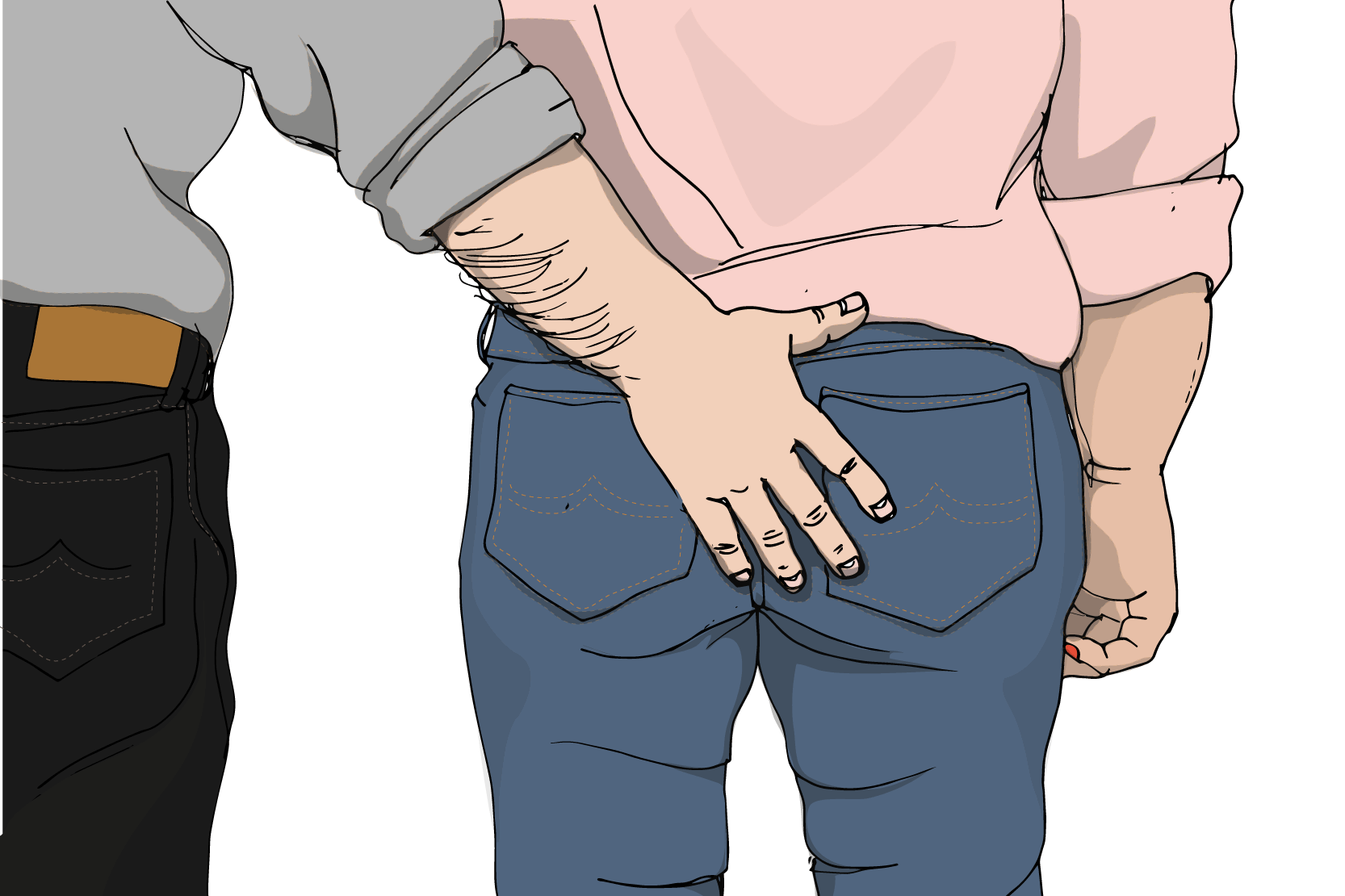 تحرش سكس في الباص
